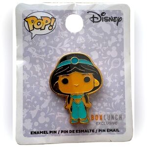 Disney x Funko Pop Princess Jasmine Enamel Pin Box Lunch Exclusive NWT